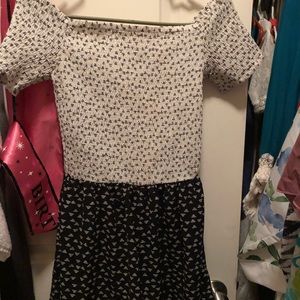 Off the shoulder romper!